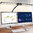 Puluz Dual Head LED Desk Lamp / Flexible Gooseneck / Adjustable Arm / Table Clamp