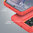 Flexi Slim Carbon Fibre Case for Motorola Moto G55 - Brushed Red