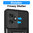Heavy Duty Shockproof Case / Slide Camera Cover for Motorola Moto G55 - Black