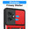 Heavy Duty Shockproof Case / Slide Camera Cover for Motorola Moto G55 - Red