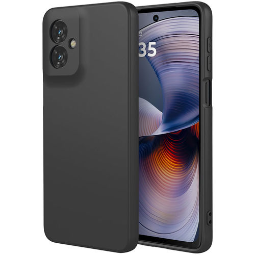 Flexi Stealth Liquid Silicone Case for Motorola Moto G55 - Black (Matte)