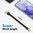 Short Flat Flexible USB Type-C Data Charging Cable (14cm) - Black