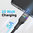 Totu Journey (25W) Glowing LED USB Type-C Charging Cable (1.5m) - Black