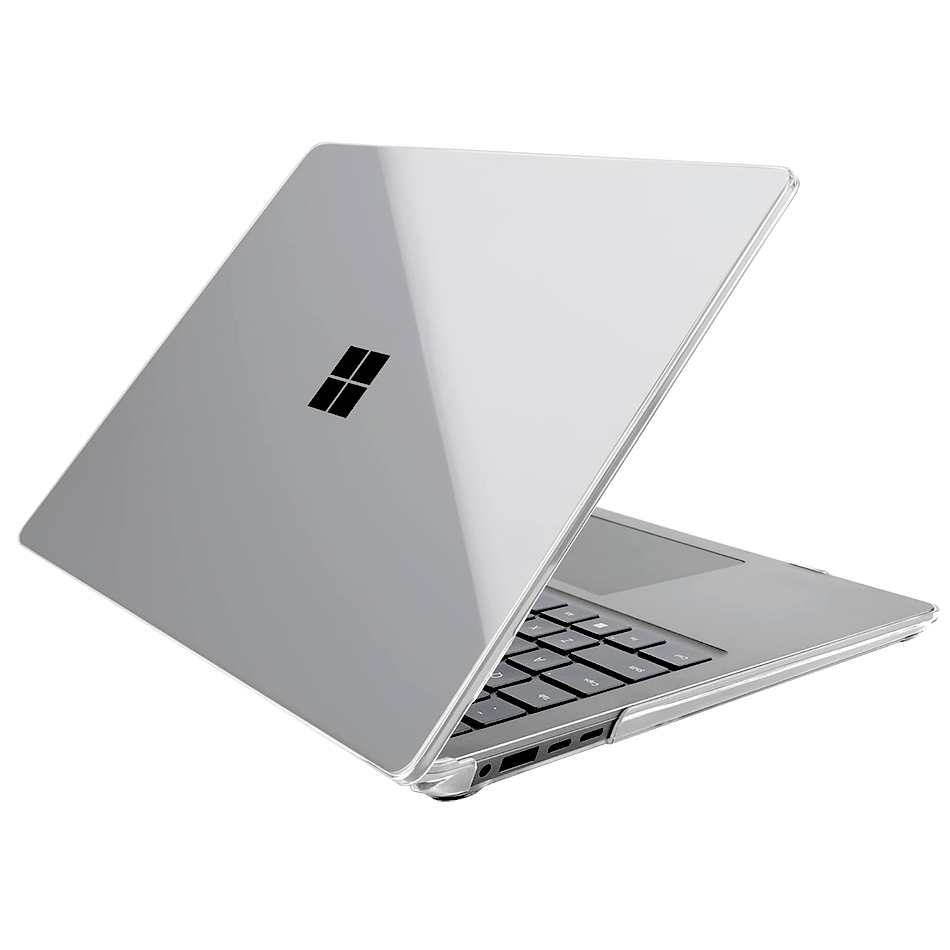 Glossy Hard Case for Microsoft Surface Laptop 7 13.8 Clear