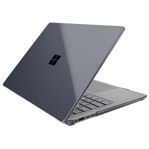 Glossy Hard Shell Case for Microsoft Surface Laptop 7 (13.8") - Black