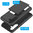 Tough Armour Slide Case & Card Holder for Samsung Galaxy S24 FE - Black