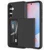 Tough Armour Slide Case & Card Holder for Samsung Galaxy S24 FE - Black