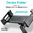 (2-in-1) Aluminium Adjustable Tablet Stand / Wall Mount Foldable Holder for iPad / Galaxy