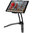 (2-in-1) Aluminium Adjustable Tablet Stand / Wall Mount Foldable Holder for iPad / Galaxy