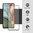 Full Coverage Tempered Glass Screen Protector for Motorola Moto G75 - Black