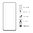Full Coverage Tempered Glass Screen Protector for Motorola Moto G75 - Black
