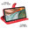 Leather Wallet Case & Card Holder Pouch for Motorola Moto G75 - Red