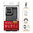 Flexi Slim Carbon Fibre Case for Motorola Moto G75 - Brushed Black