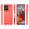 Flexi Slim Carbon Fibre Case for Motorola Moto G75 - Brushed Red