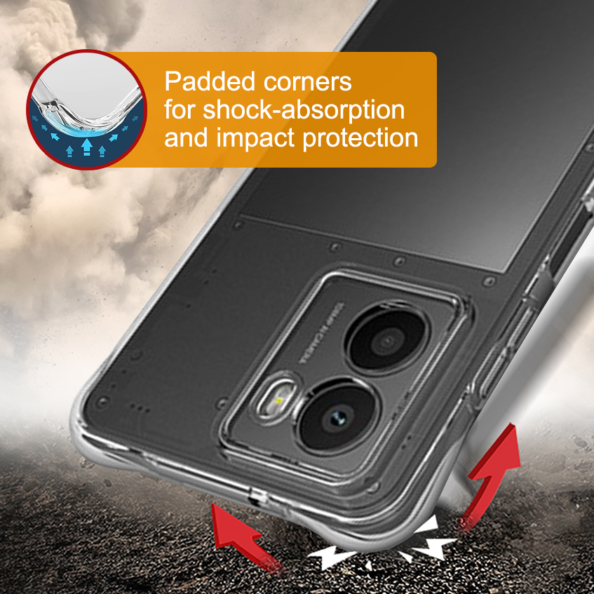 Flexi Gel Shockproof Case for HMD Fusion 5G - Clear (Gloss Grip)