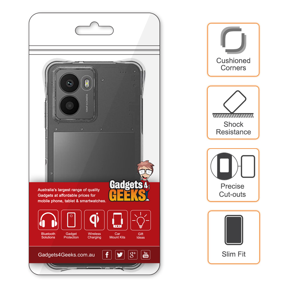 Flexi Gel Shockproof Case for HMD Fusion 5G - Clear (Gloss Grip)