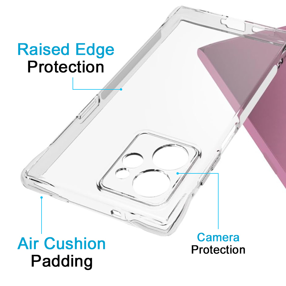 Flexi Gel Shockproof Case for HMD Skyline 5G - Clear (Gloss Grip)