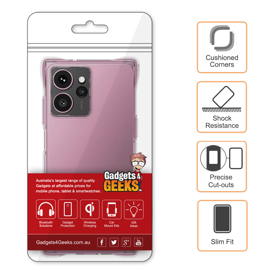 Flexi Gel Shockproof Case for HMD Skyline 5G - Clear (Gloss Grip)