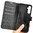 Leather Wallet Case & Card Holder Pouch for Samsung Galaxy A16 5G - Black