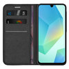Leather Wallet Case & Card Holder Pouch for Samsung Galaxy A16 5G - Black