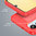Flexi Slim Carbon Fibre Case for Samsung Galaxy A16 5G - Brushed Red