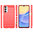 Flexi Slim Carbon Fibre Case for Samsung Galaxy A16 5G - Brushed Red