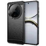 Flexi Slim Carbon Fibre Case for Oppo Find X8 Pro - Brushed Black