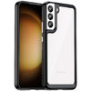 Hybrid Acrylic Tough Shockproof Case for Samsung Galaxy S23 - Black (Frame)