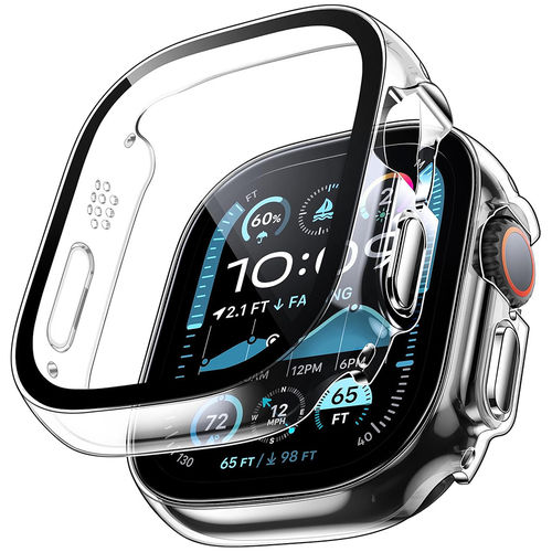Anti-Scratch Hard Shell Case for Apple Watch Ultra 49mm - Clear (Frame)