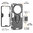Slim Armour Tough Shockproof Case / Ring Holder Stand for Oppo Find X8 Pro - Black
