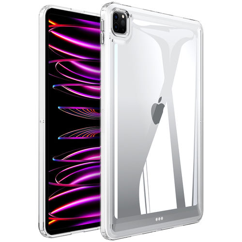 Hybrid Acrylic Shockproof Case for Apple iPad Pro 12.9-inch (4th / 5th / 6th Gen) - Clear (Frame)