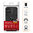 Slim Armour Tough Shockproof Case / Ring Holder Stand for Motorola Moto G75 - Black