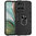 Slim Armour Tough Shockproof Case / Ring Holder Stand for Motorola Moto G75 - Black