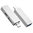 WiWu Alpha (3-in-1) USB Type-C Hub / Dual USB-A (Female) Adapter for Phone / Tablet / Laptop