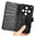 Leather Wallet Case & Card Holder Pouch for Oppo Find X8 Pro - Black