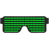 Dynamic Colour / Animated LED Party Glasses (Rechargeable) - Green