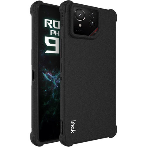 Imak Flexi Shock (Sandy Feel) Case for Asus ROG Phone 9 / 9 Pro - Black (Matte)