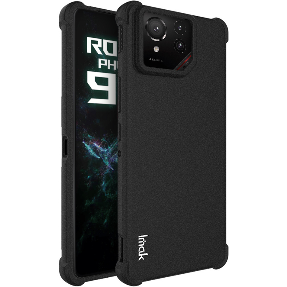 Imak Flexi Shock (Sandy Feel) Case for Asus ROG Phone 9 / 9 Pro - Black (Matte)