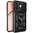 Heavy Duty Shockproof Case / Slide Camera Cover for Oppo A60 / A40 - Black