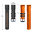 Sport Silicone Band for Samsung Galaxy Watch3 (45mm) - Black (Orange)