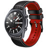 Sport Silicone Band for Samsung Galaxy Watch3 (45mm) - Black (Red)