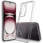 Hybrid Acrylic Tough Shockproof Case for Oppo Reno12 Pro 5G - Clear (Frame)