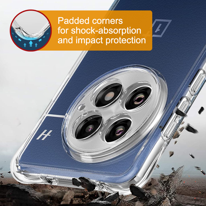 Flexi Gel Shockproof Case for OnePlus 13 - Clear (Gloss Grip)
