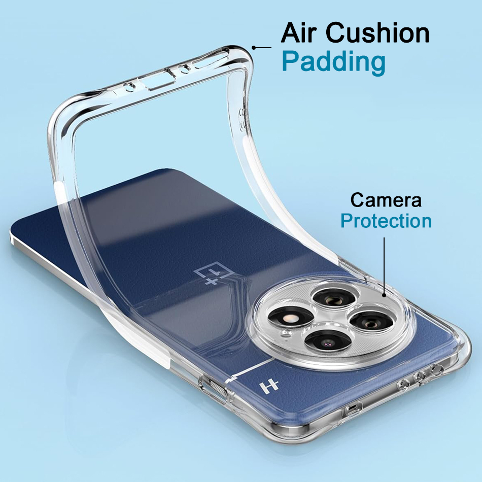 Flexi Gel Shockproof Case for OnePlus 13 - Clear (Gloss Grip)