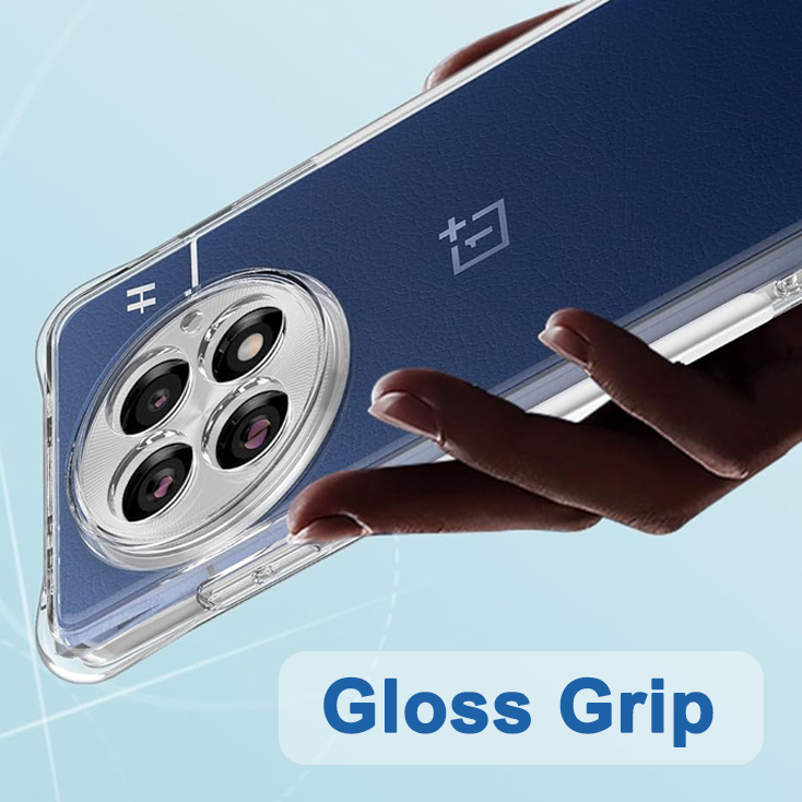 Flexi Gel Shockproof Case for OnePlus 13 - Clear (Gloss Grip)