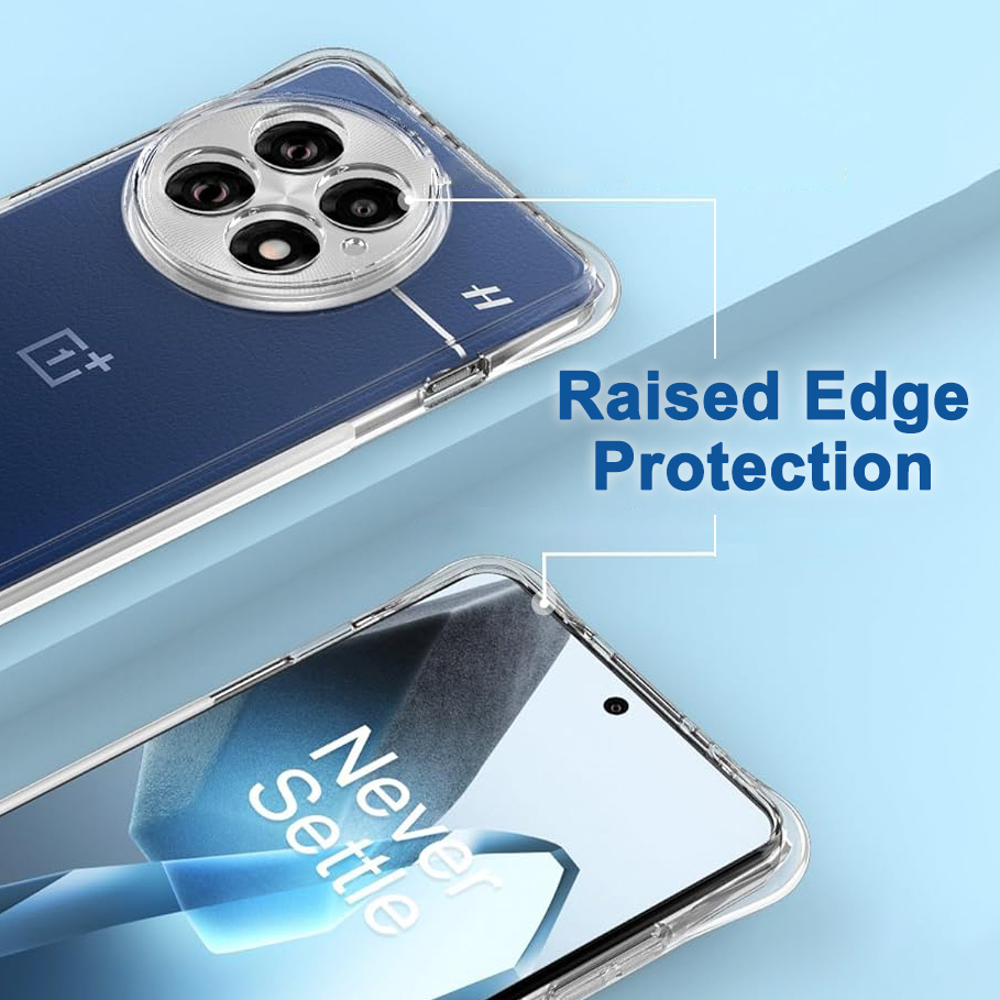 Flexi Gel Shockproof Case for OnePlus 13 - Clear (Gloss Grip)