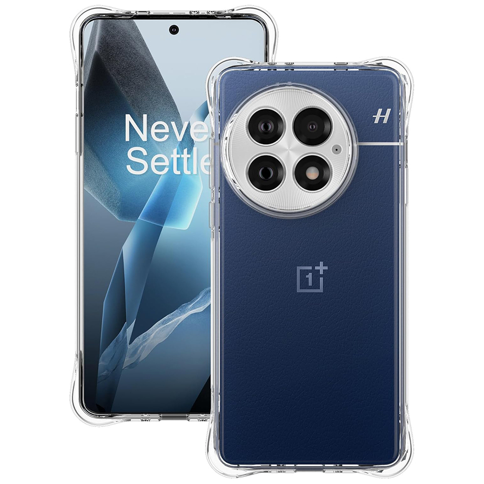 Flexi Gel Shockproof Case for OnePlus 13 - Clear (Gloss Grip)