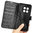 Leather Wallet Case & Card Holder Pouch for OnePlus 13 - Black