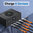 6-in-1 (190W) Charging Station / USB Type-C (PD) / QC 3.0 / Power Display / Wireless Charger
