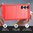 Flexi Slim Carbon Fibre Case for Samsung Galaxy S25+ (Brushed Red)